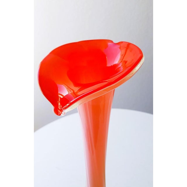 "Italian lilies" ----Vase---- Object: mouth-blown vase Age: circa 1970s Color/Material: Multicolored/Glass Mass: Height 40...