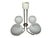 Postmodern Brass and Glass Chandelier, Poland, 1970s For Sale - Image 9 of 10