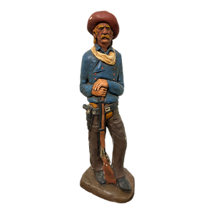 Vintage Western Cowboy Figurine Statue