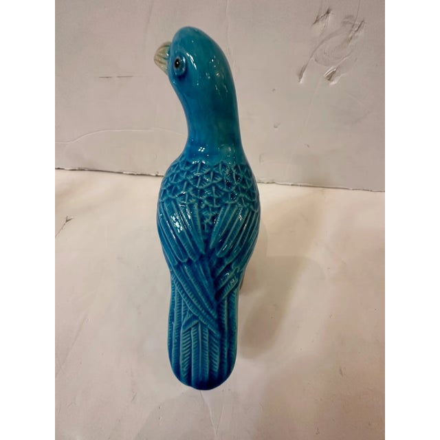 Turquoise Chinese Porcelain Bluebirds -A Pair For Sale In Philadelphia - Image 6 of 8