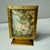 Vintage Brass Boudoir Desk Clock With “The Swing” Art Print Face Working Condition For Sale - Image 11 of 11