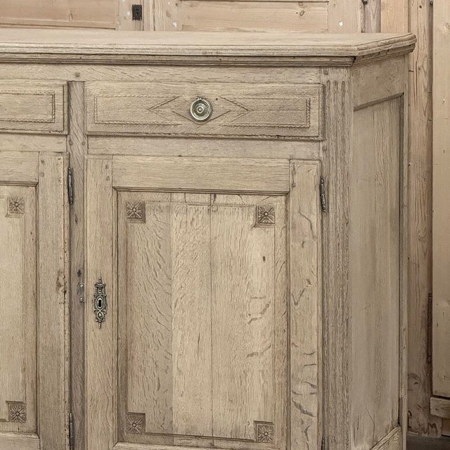 18th Century French Louis XVI Period Stripped Oak Buffet For Sale - Image 12 of 18