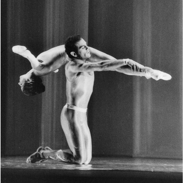 Black and white dance photograph from the archive of British photographer Malcolm Hoare (1942-1994). Hoare photographed...