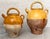 French Provincial French 19th Century Antique Glazed Yellow Confit, Cruche Pot, Gargolette With Top Handle and Spout- A Pair For Sale - Image 3 of 12