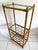 Mid 20th Century Rattan Shelving Unit With Wine Rack For Sale In Miami - Image 6 of 11