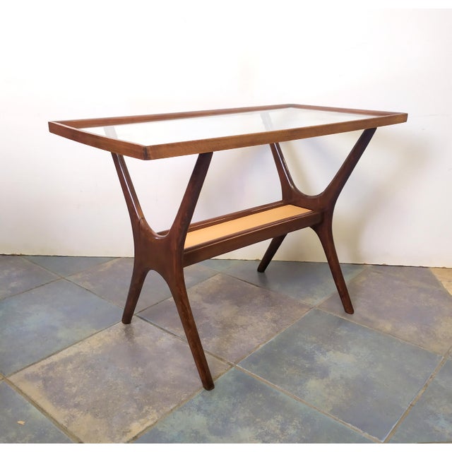 Wood Vintage Coffee Table by Ico Parisi for Cassina, 1950s For Sale - Image 7 of 7