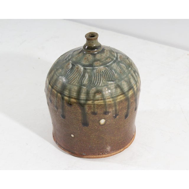 Mid 20th Century Studio Pottery Vase Signed by June Skowronski Onesti For Sale - Image 5 of 8