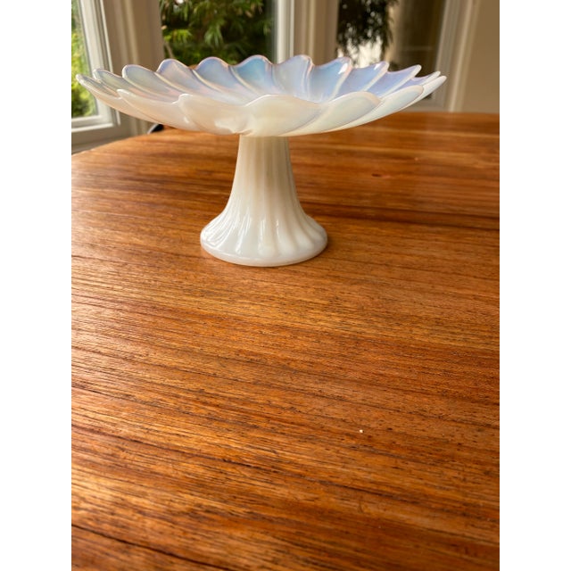 Vintage 1960’s Serving Pedestal With Matching Plates- 3 Pieces For Sale In Los Angeles - Image 6 of 7