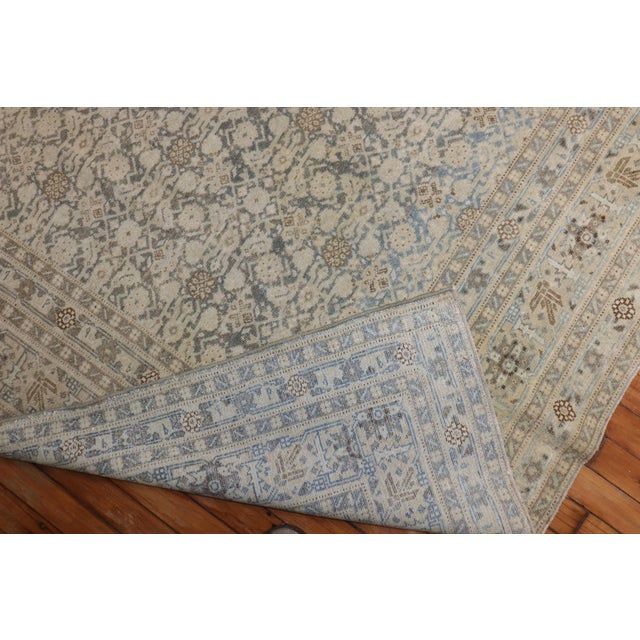 Zabihi Collection Antique Persian Tabriz Room Size Rug For Sale - Image 12 of 18