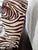 Zebra Print Cow-Hide Dome Style Chairs, Pair For Sale - Image 4 of 12