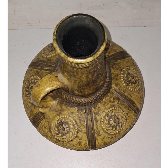 Vintage German Ceramic Vase by Jasba, 1970s For Sale - Image 3 of 5