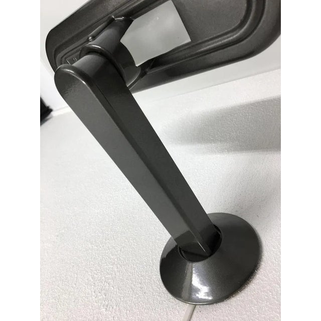 Gray Postmodern Jill Sconce by Perry King & Santiago Miranda for Arteluce, 1980s For Sale - Image 8 of 11