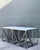 Vintage Marble Top Aluminum Side Tables - A Pair For Sale - Image 9 of 12