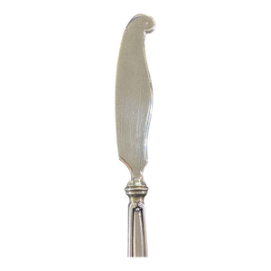 Vintage Portuguese Solid Silver Baroque Style Butter/ Cheese/Pâté Spreader