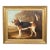 English Oil on Canvas Painting Depicting a Bloodhound Dog, Signed and Dated For Sale