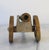 Brass Vintage Brass and Metal Cannon For Sale - Image 8 of 9