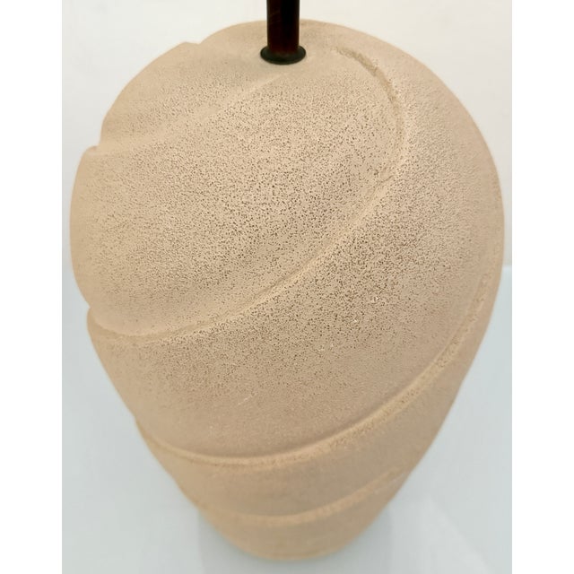 Sculpture Materials Large Sculptural Spiral Table Lamp For Sale - Image 7 of 8