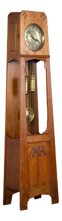 Art Nouveau Grandfather Clock from Gustav Becker