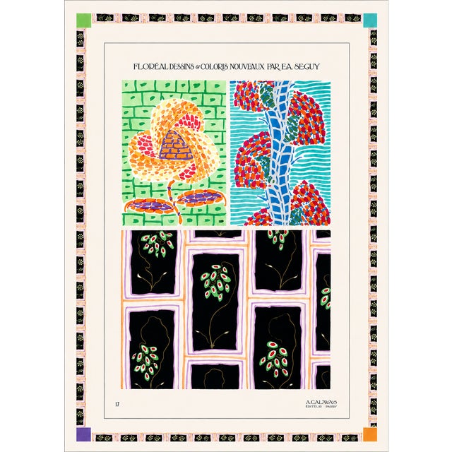 Atelier Aria Lumae Emile Allain Seguy Art Deco Botanical Cohesive Eight Piece Gallery Board Grid - Set of 8 For Sale - Image 14 of 17