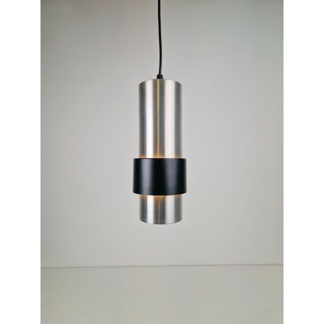 Tout rond tout droit hanging lamp model b-1198 silver-colored by nico kooy for raak amsterdam 1970 set of 3 model: hanging...