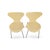 We are offering a beautiful set of two vintage chairs from the renowned Danish manufacturer Fritz Hansen for sale....