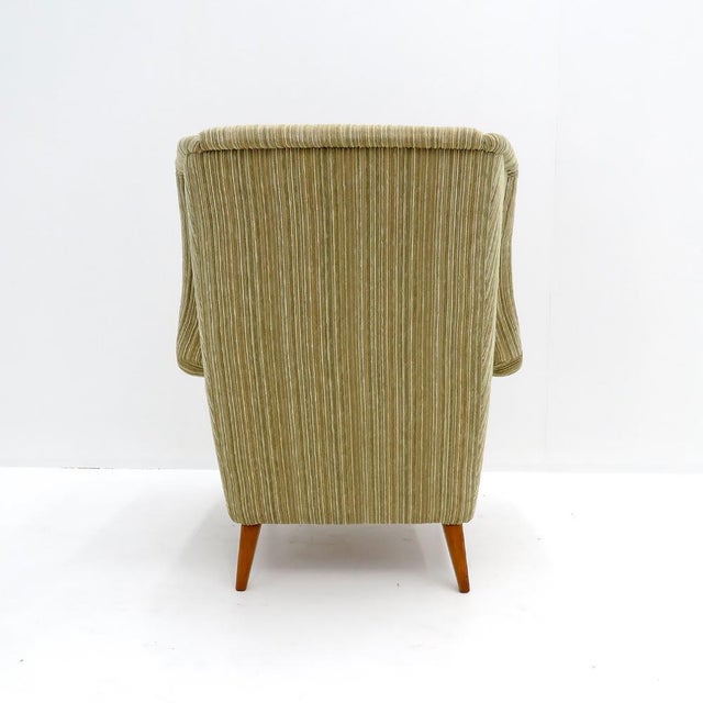 Wood Danish Wingback Chairs, 1950 For Sale - Image 7 of 10