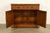 Wood Henredon French Provincial Louis XV Carved Walnut Flip Top Buffet Server or Bar Cabinet, Circa 1970s For Sale - Image 7 of 17