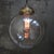 Large round clear glass pendant 2 meter black cotton wire brass top E26 / E27 Up to 250V (Europe/UK Standard).The wiring...