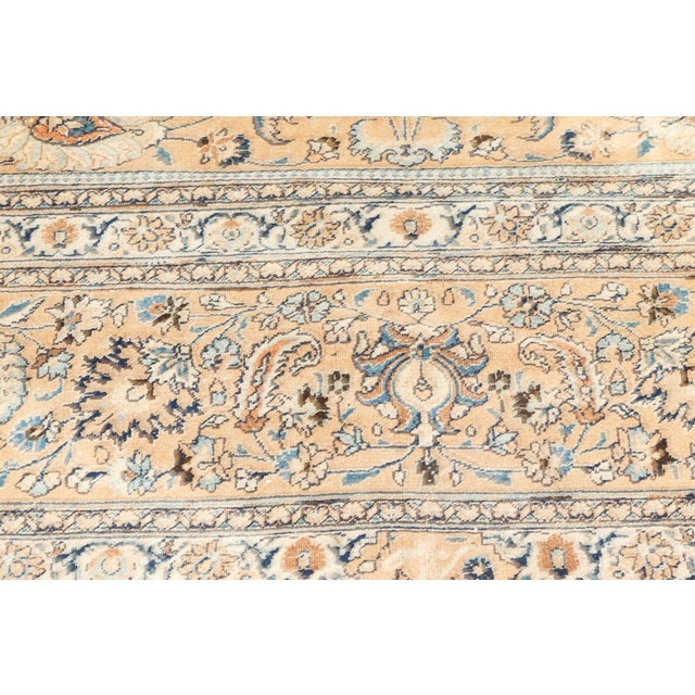 Antique Persian Meshad Botanic Handmade Wool Carpet For Sale - Image 11 of 11