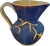 Late 20th Century Oversized Italian Ceramic Pitcher With Applied Leaves For Sale - Image 5 of 12