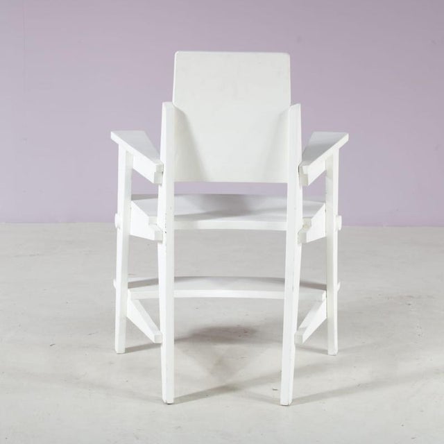 Amsterdam School Style Child's Chair, Netherlands, 1930 For Sale - Image 9 of 11