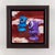 Little Aliens features two whimsical figures in vibrant hues of blue and purple, set against a warm, textured background....
