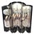 Art Deco Style Six-Panel Silver Leaf Crane Screen, Hong Kong, Circa 1980 For Sale