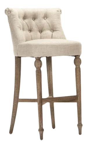 Leaze Bar Stool in Cream