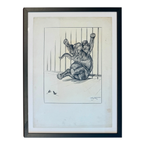 Mid-Century Palm Beach Animal Illustration by Vinzenzo Zito