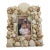 1970s Vintage Tony Duquette Style Seashell Picture Frame For Sale