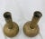 Metal Vintage Brass Vases - a Pair For Sale - Image 7 of 8