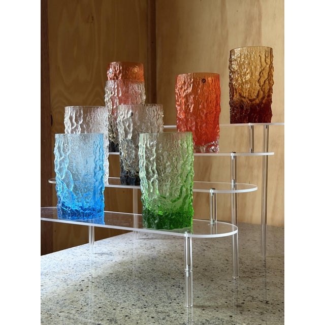 The Ultimate Italian Mid-Century Glassware Collection This is a rare opportunity to own a massive, 6-piece service of...
