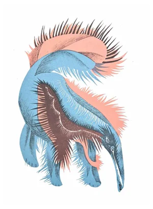 Jean Lurçat, Anteater, Original Lithograph, Mid-20th-Century