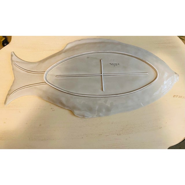 Large Fitz & Floyd Fish Platter For Sale - Image 10 of 11
