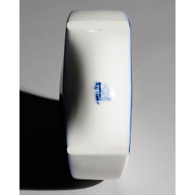 Blue Modernist Porcelain Vases by Trude Petri and Konrad Quillmann for KPM Berlin, 1960s, Set of 2 For Sale - Image 8 of 13