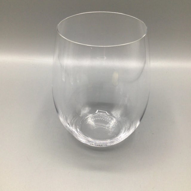 Riedel Stemless Crystal Wine Glasses-Set of 4 For Sale - Image 10 of 13