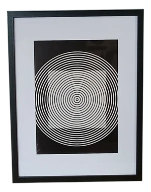 Victor Vasarely, After Kinetic Work, 1973, Screenprint, Framed