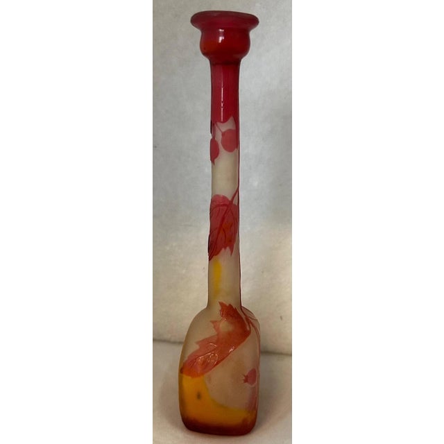 1920s Galle Banjo Vase For Sale In New York - Image 6 of 11