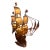 Handmade Argentine Metal Sailboat Sculpture — Nautical Statement Piece, One of a Kind For Sale