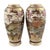 Japanese Shozan Satsuma Vases with Figural Garden Scenes, 1900s, Set of 2 For Sale - Image 4 of 12