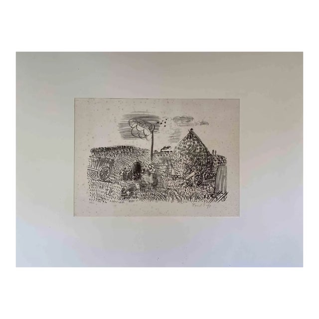 Raoul Dufy, Landscape, Original Lithograph, Early 20th Century For Sale