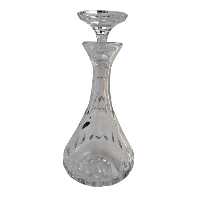 Saint Louis Crystal French Decanter With Stopper – 11.75" For Sale