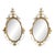 Pair of English Regency Style Gilt Wood Oval Mirror, Wall, Console, Over Mantle For Sale