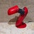 Red 1970s Light Studio Compact Desk Lamp With Alarm Clock For Sale - Image 8 of 12